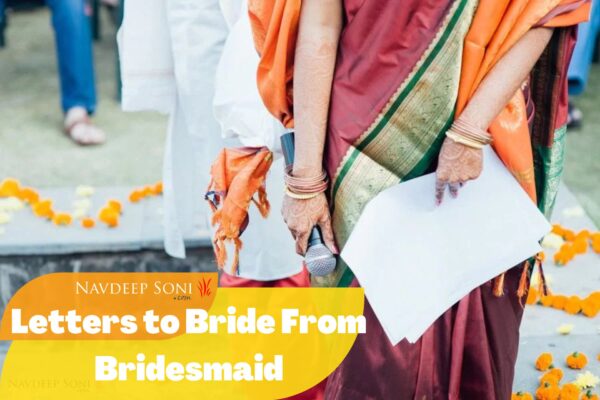 Letter to Bride From Bridesmaid